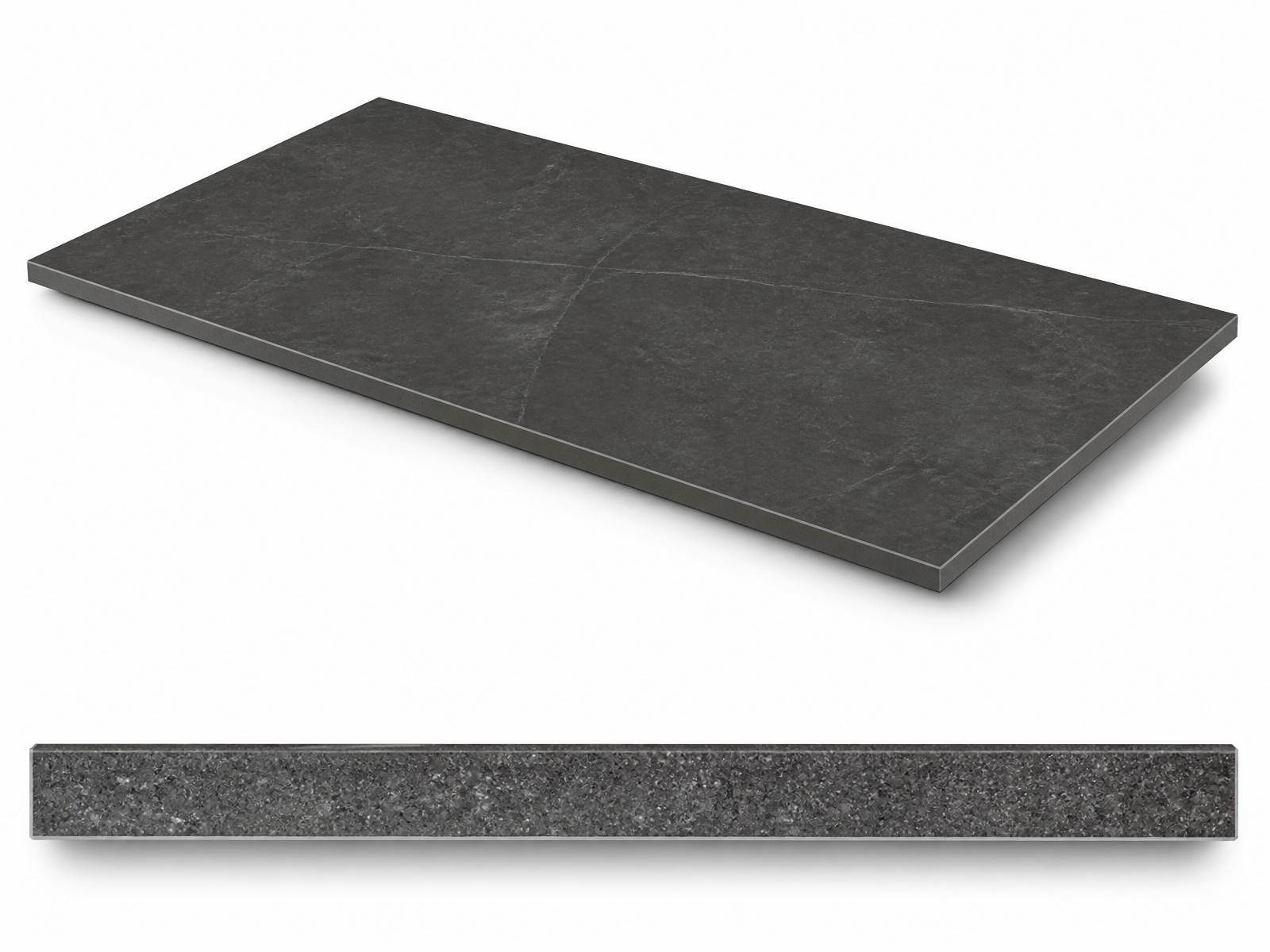 Teknisk illustration af en ultrakompakt Dekton®-plade